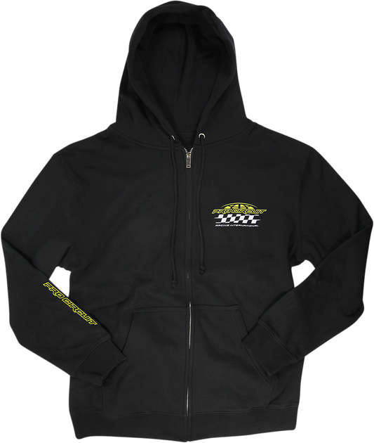 PRO CIRCUIT Racer Zip Hoodie - Black - 2XL 6511920-050