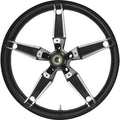 COASTAL MOTO Wheel - Daytona - Front - Dual Disc/with ABS - Black Cut - 21x3.5 3D-DAY213BC-ABST