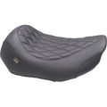 MUSTANG Wide Tripper™ Seat - Solo - Dark Brown/Black Stitching - FLT/FLH '23-'25 89503