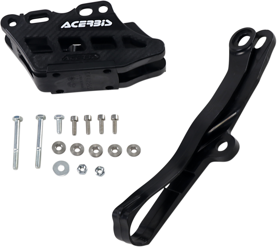 ACERBIS Chain Guide 2.0 and Slider Kit - Kawasaki - Black 2734950001