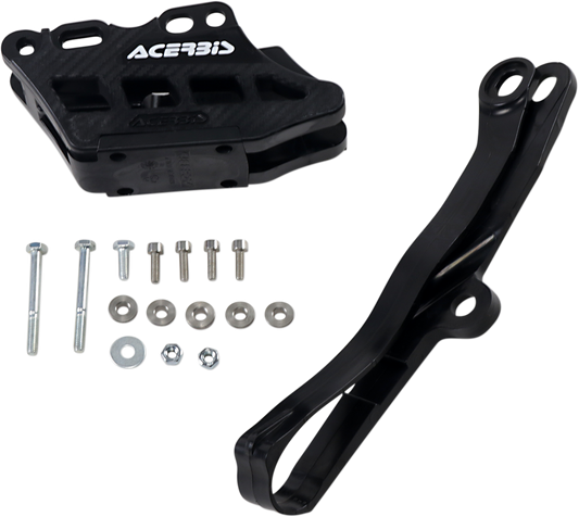 ACERBIS Chain Guide 2.0 and Slider Kit - Kawasaki - Black 2734950001