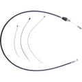 DRAG SPECIALTIES Quick Connect Clutch Cable - Upper - Black/Chrome 0652-3254