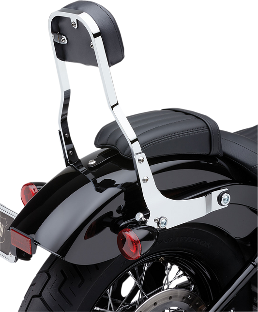 COBRA Backrest Kit - 14" - Chrome - FXLR 602-2049