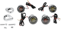 DRAG SPECIALTIES Turn Signal Kit - Red/Smoke 12-0212