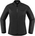 ICON Women's Hooligan Perf Jacket - Stealth - Small 2822-1330