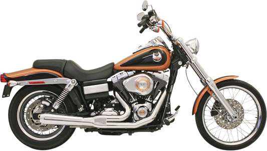 BASSANI XHAUST Road Rage Exhaust - Chrome - Short - '06-'17 FXD 13112J