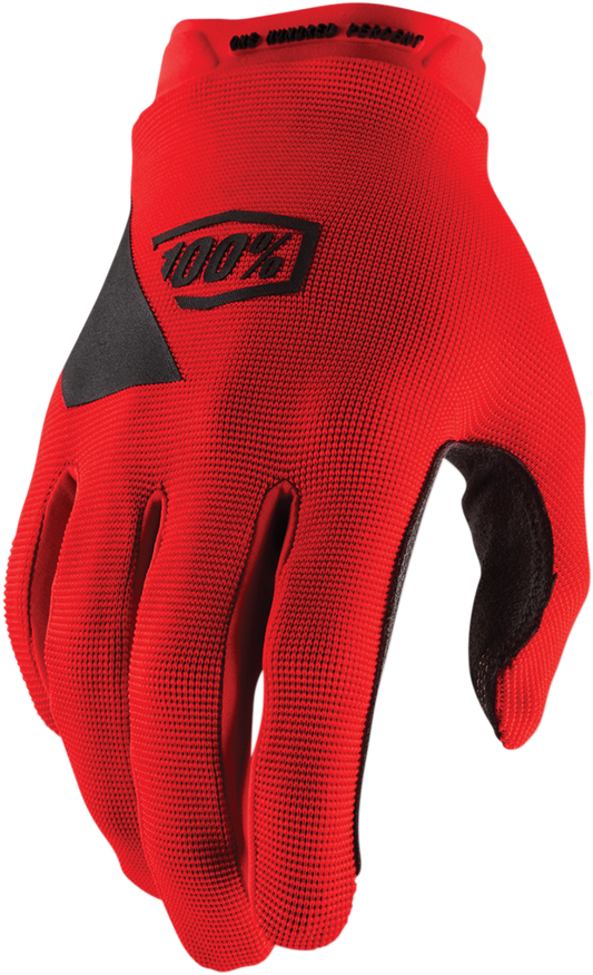 100% Ridecamp Gloves - Red - XL 10011-00023