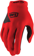 100% Ridecamp Gloves - Red - Large 10011-00022
