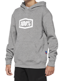 100% Youth Icon Hoodie - Gray - Small 20030-00004