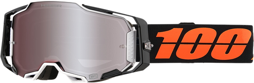 100% Armega Goggles - Blacktail - HiPER Silver Mirror 50003-00002