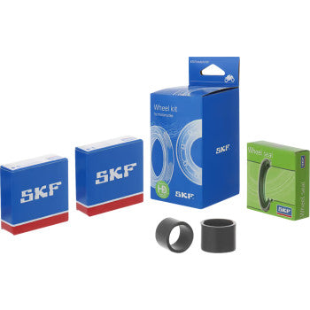 SKF Wheel Bearings with Spacers/Seals Kit - Front - Kawasaki KX 65 VKWB-F-12-HD-C