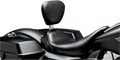 LE PERA Bare Bones Solo Seat - w/ Removable Drivers Backrest - Smooth - Black - FL LK-005BR