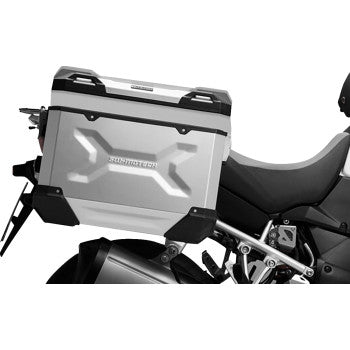 SW-MOTECH TRAX ADV Aluminum Case System - Silver - Honda Africa Twin '18-'24 KFT.01.890.70000/S