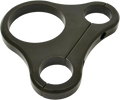 DRAG SPECIALTIES 1.25" T-Bar Single Gauge Mount - Gloss Black - For 2.375/2.4" Mini Gauge 2201-0202