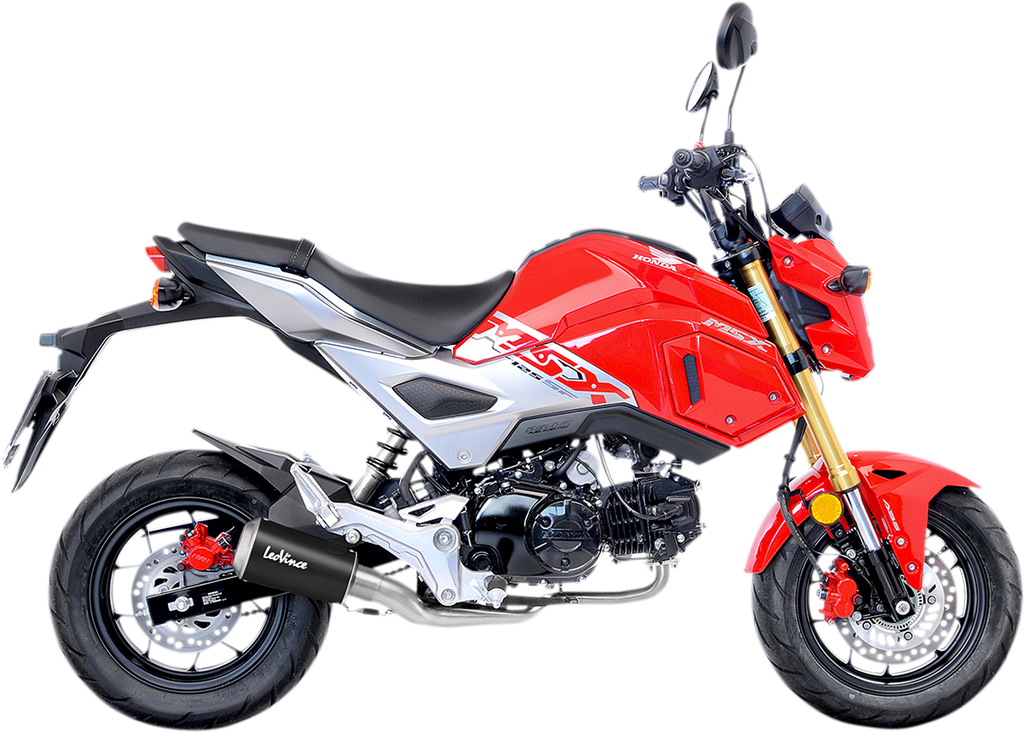 LEOVINCE LV-10 Exhaust - Black for  Grom 125 2017-2020	  15237B