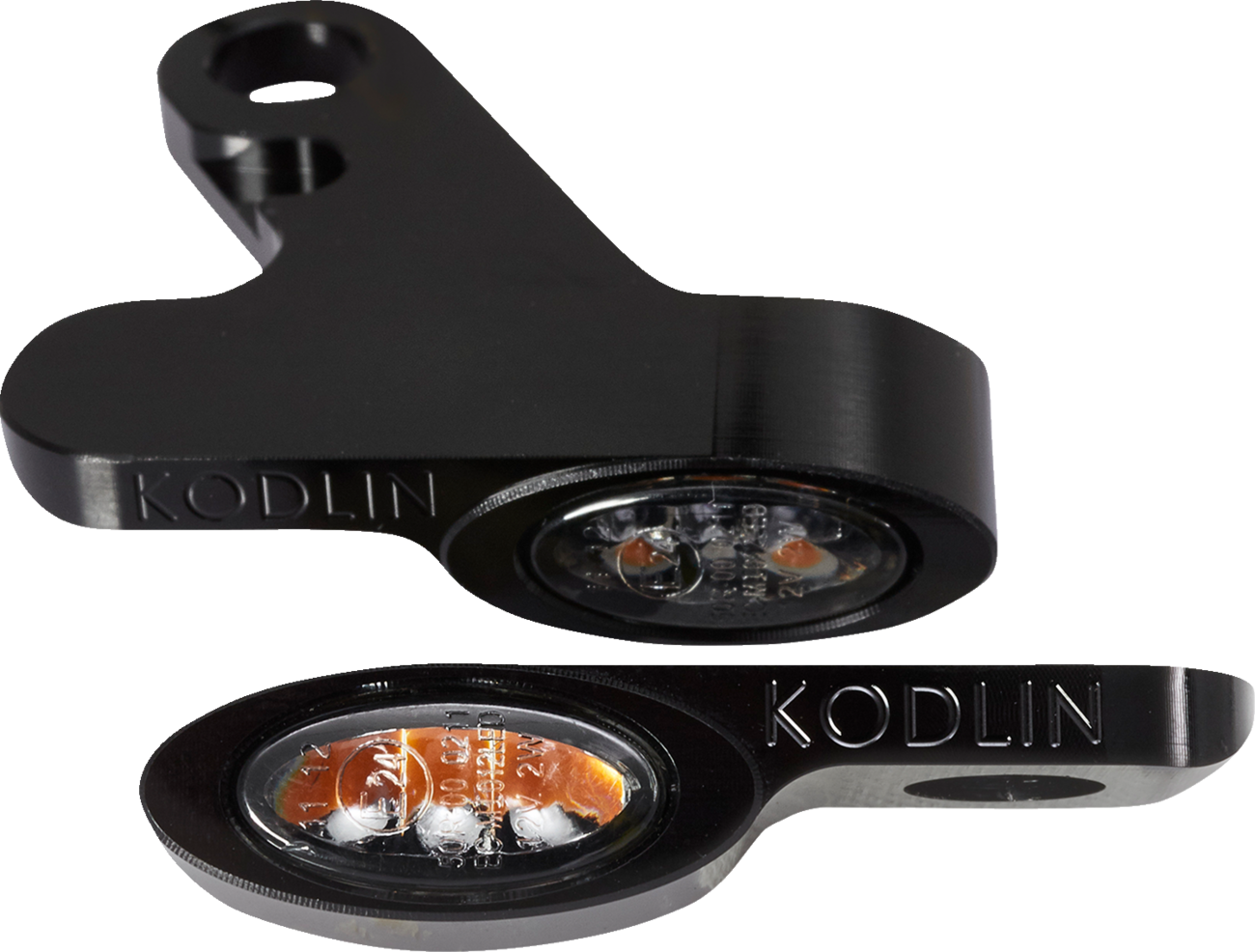 KODLIN MOTORCYCLE LED 2-1 Front Turn Signal w/ Running Light - Black K68500