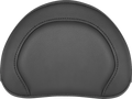 SADDLEMEN RoadSofa Sissy Bar Pad - Black w/ Black Stitching - Universal 51347