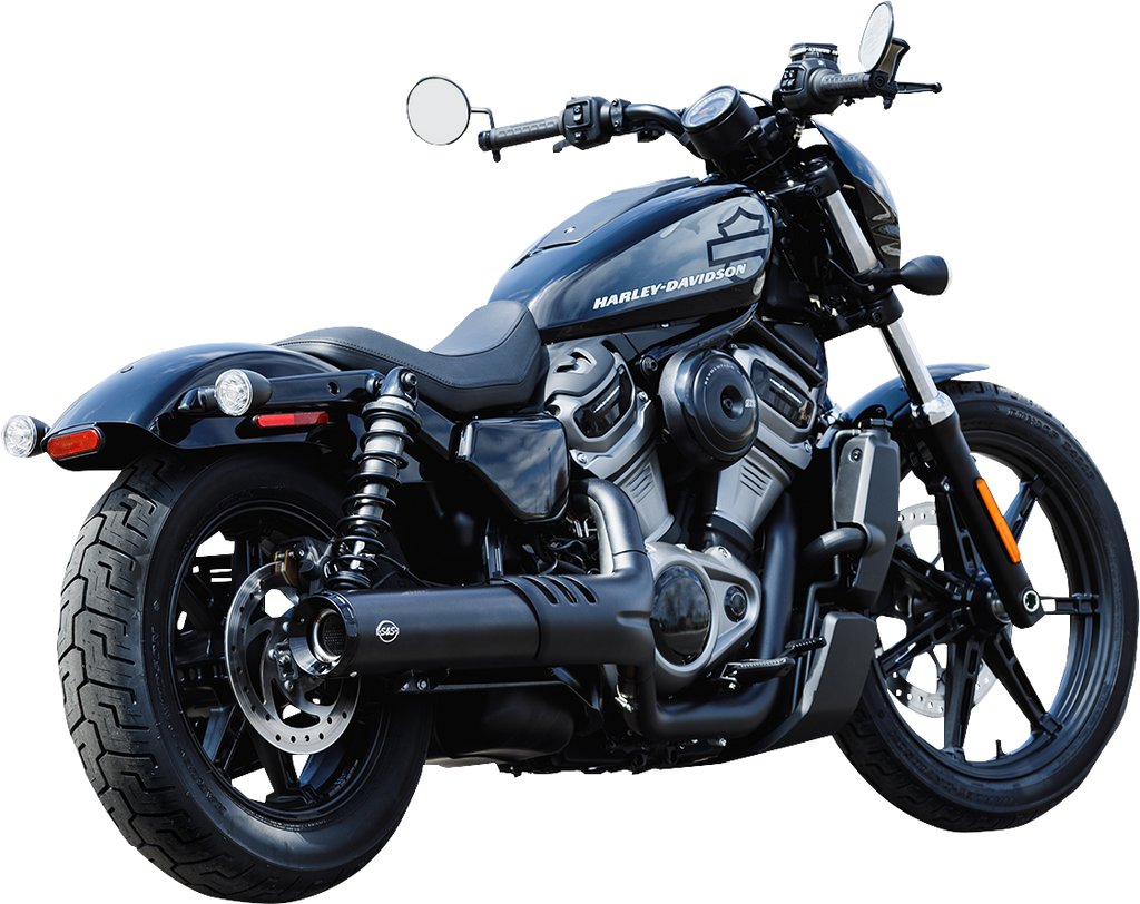 S&S CYCLE 4-1/2" Grand National Slip-On Muffler - Black RH975 Nightster 2022-2025   550-1074