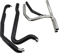 COBRA Powerport Dual Headpipes - Black 6254RB