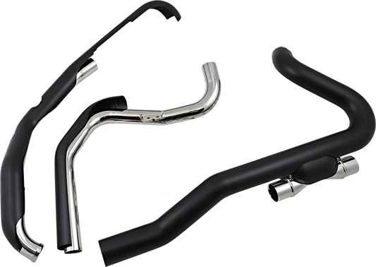 COBRA Pro Chamber Headpipes for Trike - Black 6256RB