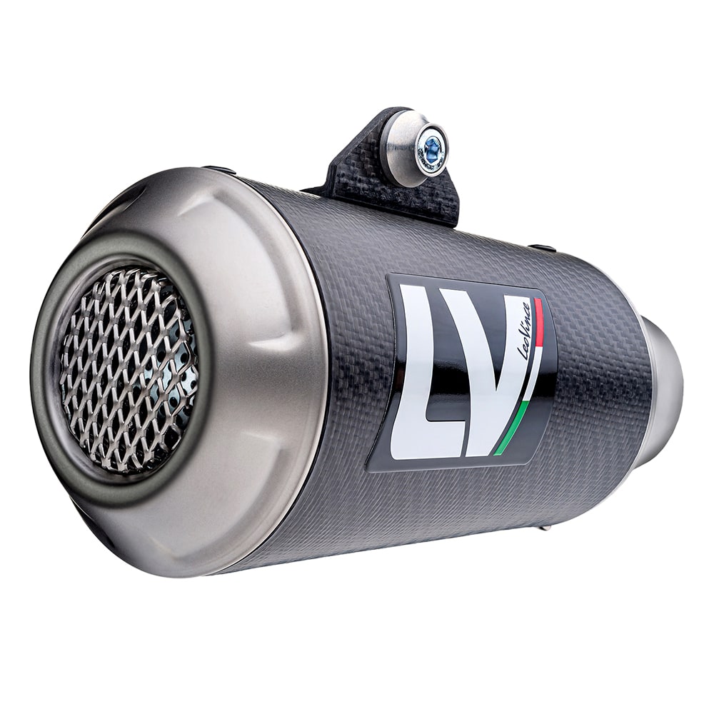 LEOVINCE LV-10 Slip-On Muffler - Carbon Fiber - Scrambler/Speed 400 2024   15268CU
