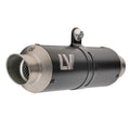 3389BU LEOVINCE GP Corsa Slip-On Muffler - Black Edition - Ninja/Z 400/500 2018-2025