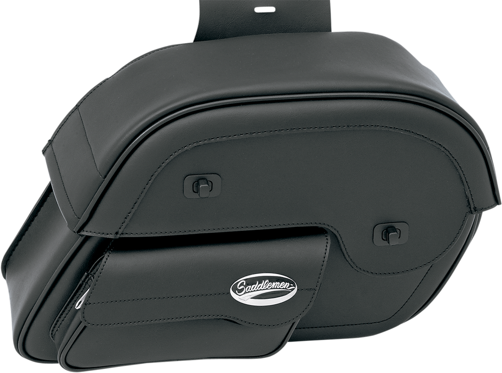 SADDLEMEN Cruis'n Slant Face Pouch Saddlebags - Jumbo 3501-0382