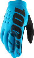 100% Brisker Gloves - Turquoise - 2XL 10003-00039