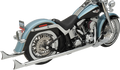 BASSANI XHAUST Fishtail Exhaust - 36" - Softail 1S46E-36