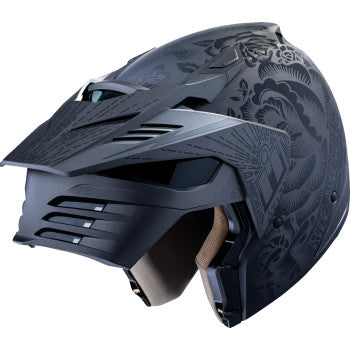 ICON Elsinore™ Helmet - Darkgard - Black - Large 0101-18341