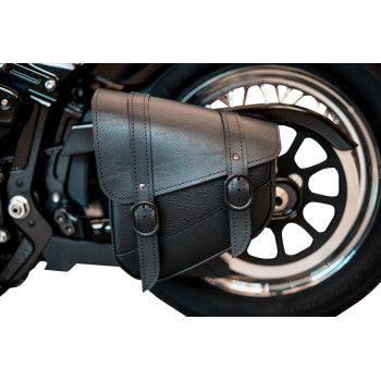 WILLIE & MAX LUGGAGE Blackjack Swingarm Bag - Triangulated - Black 59776-05