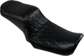 LE PERA Cherokee Seat - Diamond Pleated - Black - FXD '06+ LK-021DM