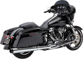 COBRA Powr-Flo 2:1 Exhaust - Chrome - '17-'20 FL NOT FOR TRIKE MODELS 6451