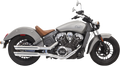 BASSANI XHAUST 3" Mufflers - Chrome - Scout 8S17SC