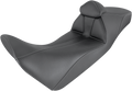 SADDLEMEN Adventure Tour Seat - Low - Lumbar Backrest - Black - CRF1000 '16-'19 0810-H049BR