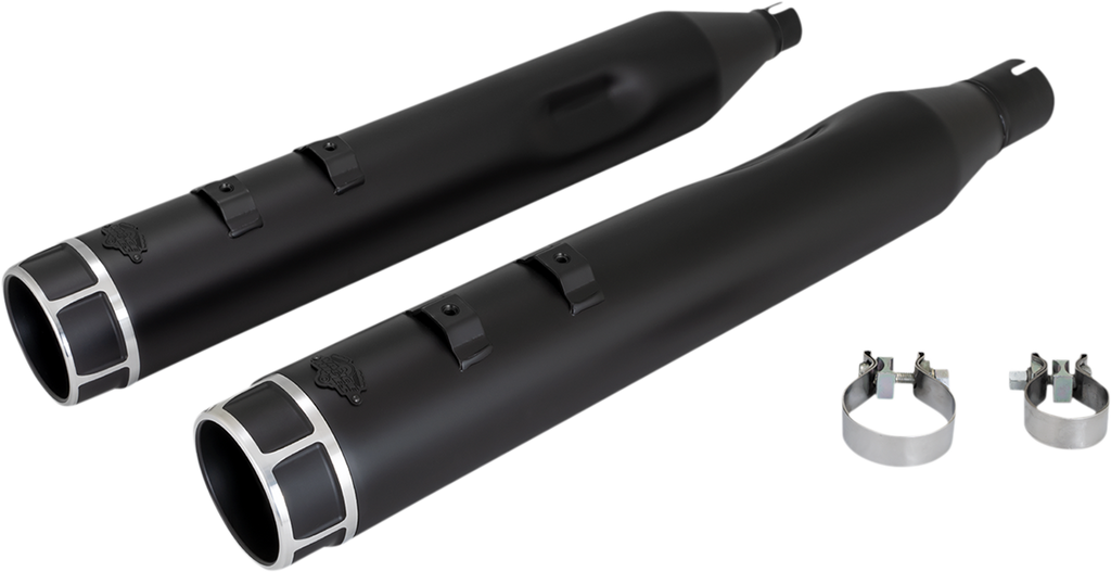 VANCE & HINES 4.5" Torquer Mufflers for FL - Machine Cut 46676