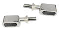 DRAG SPECIALTIES Marker Light - Smoke/Amber - Chrome L22-6042CME