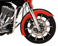 KLOCK WERKS Slicer Front Fender - Black - Steel - 16"-19" KWF-04-0460
