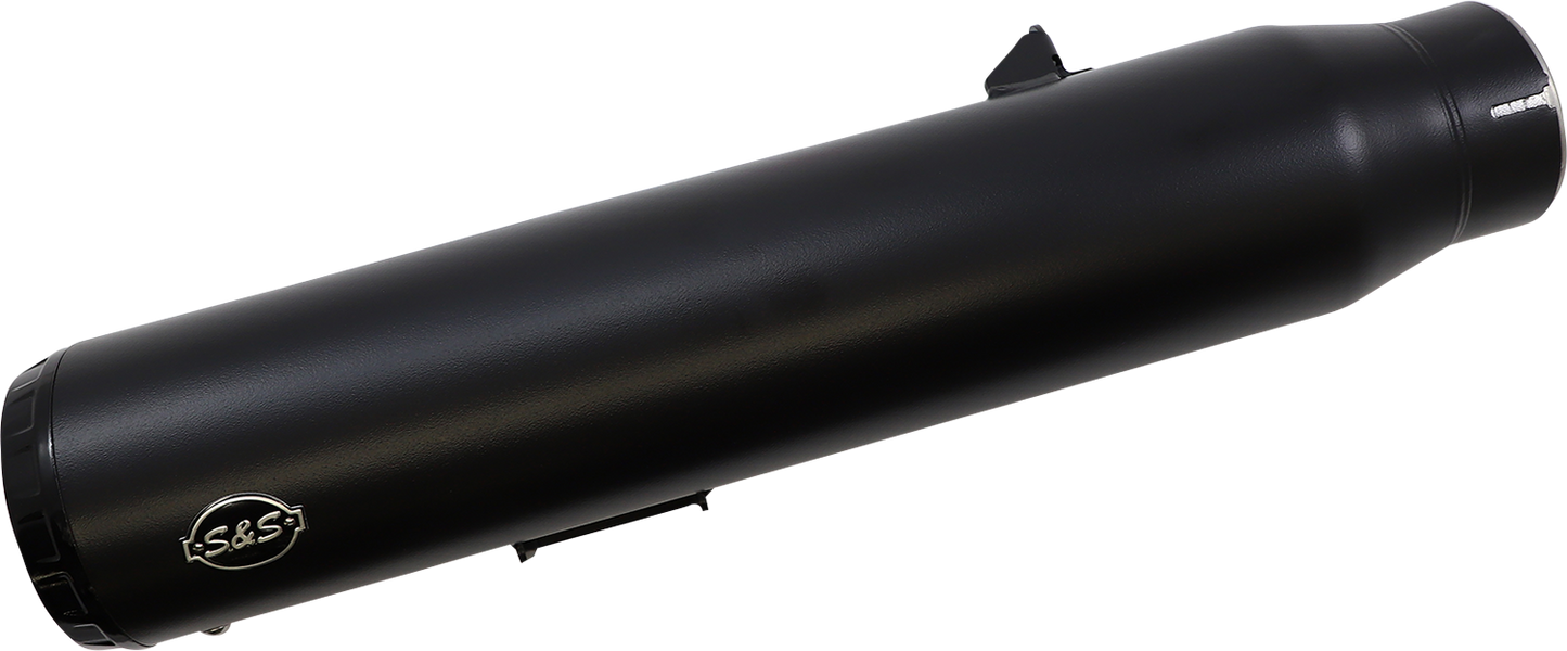 S&S CYCLE 4-1/2" Grand National Slip-On Muffler - Black 550-1074