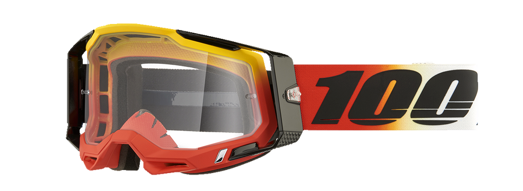 100% Racecraft 2 Goggles - Ogusto - Clear 50009-00024
