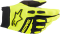 ALPINESTARS Full Bore Gloves - Fluo Yellow/Black - 2XL 3563622-551-2X