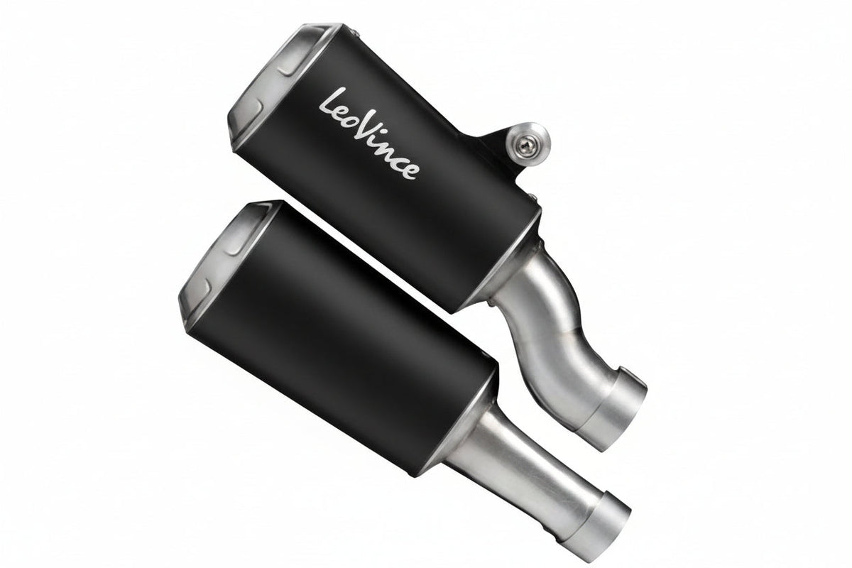 LEOVINCE - LV-10 Black Edition Slip-On Muffler - Triumph Speed Triple 1200 RR/RS/RX 15271B 1811-4920