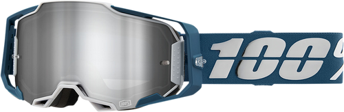 100% Armega Goggles - Albar - Flash Silver 50005-00005