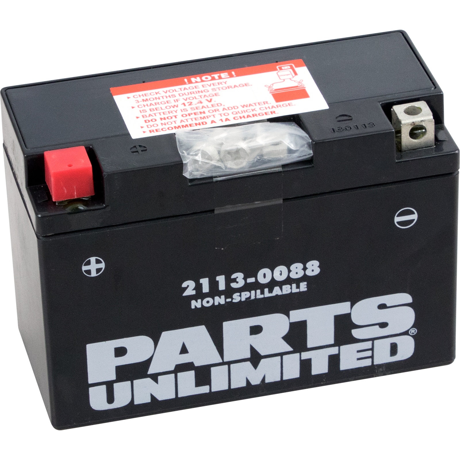 Parts Unlimited Agm Battery - Yt9b-4/Yt9b-Bs Ct9b-4
