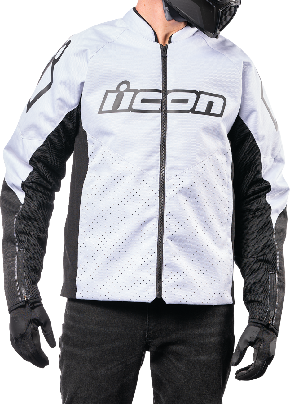 ICON Hooligan™ CE Jacket - White - 2XL 2820-5801