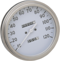 DRAG SPECIALTIES FL-Style 2240:60 Speedometer - '36-'40 Face NO RESET KNOB 72394M