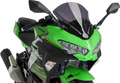 PUIG HI-TECH PARTS Race Windscreen - Dark Smoke - Kawasaki 9976F