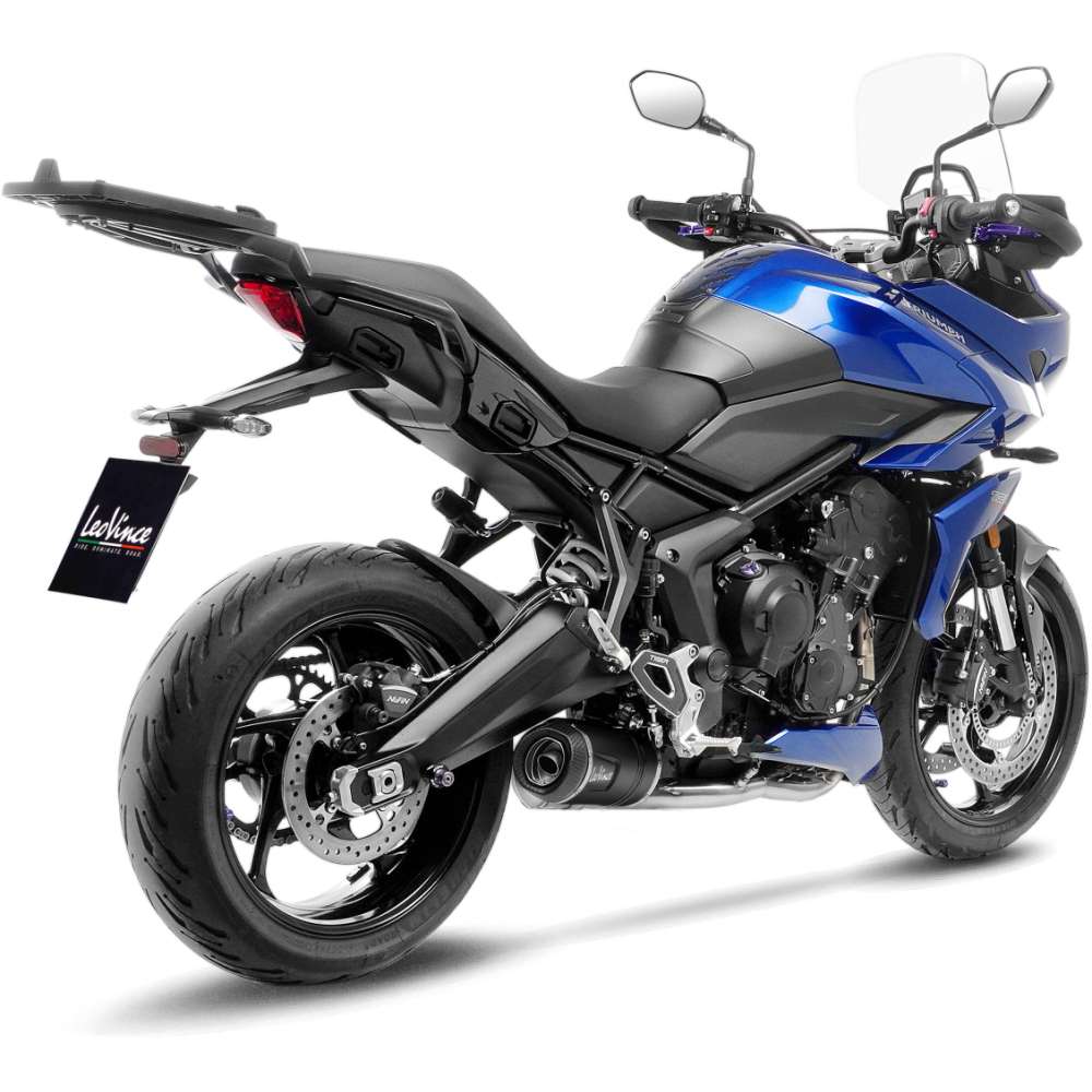 LEOVINCE LV-10 full system - Black Trident/Tiger Sport 660 14385EBU
