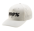 100% Staunch Snapback Hat - White 20072-000-01