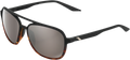 100% Kasia Sunglasses - Black - Silver Mirror 61042-404-01